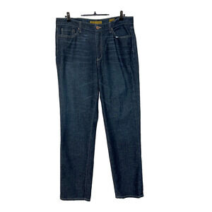 Seven 7 Jeans Womens 16 Blue Actual 37X31 Hi Rise Premium Denim Dark Wash NWOT